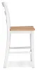 Ashley Furniture D398-124 Ashley Furniture D398-124 Gesthaven - Barstool (Set of 2) - Natural / White