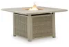 Ashley Furniture PCP690-772 Cliff Trails - Square Fire Pit Table - Beige