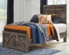 Ashley Furniture B440B16 Wynnlow - Twin Crossbuck Panel Bed - Gray