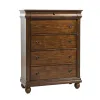 Liberty Furniture 589-BR41 Rustic Traditions - 5 Drawer Chest - Rustic Cherry