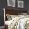 Liberty Furniture 589-BR22H Liberty Furniture 589-BR22H Rustic Traditions - King Sleigh Headboard - Rustic Cherry