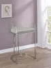 CoasterElevations 183406 Thermosolis - Clear Acrylic Bar Chair (Set of 2) - Chrome