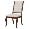 CoasterEssence 110312 Brockway - Upholstered Dining Chair (Set of 2) - Barley Java