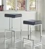 CoasterEveryday 105263 Gervase - Square Bar Stool - Black And Chrome