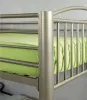 Furniture of America CM-BK1037TF Lovia - Twin Over Full Bunk Bed - Metallic Gold