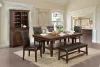 Furniture of America CM3152T Meagan - Dining Table - Brown Cherry / Espresso