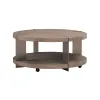Liberty Furniture 754-OT1010 Harlow - Round Cocktail Table - Sandstone & Satin Nickel