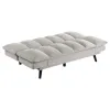 Coaster Fine Furniture 360017 Laredo - Upholstered Tufted Convertible Sofa Bed - Light Gray