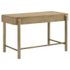 Coaster Fine Furniture 224307-SET Arini - 2 Piece Makeup Vanity Table And Mirror Set - Sand Wash