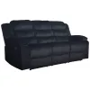 New Classic U1816-30-BLK Willow - Sofa With Dual Recliner - Black