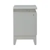 Liberty Furniture 781-BR61 Reflections - Nightstand With Lights and Charging Station - Pearl White
