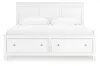 Ashley Furniture B680B22 Ashley Furniture B680B22 Fortman - King Panel Storage Bed - White