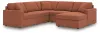 Ashley Furniture 92102S68 Ashley Furniture 92102S68 Modmax - 5-Piece Sectional With Raf Corner Chaise, With Laf Corner Chair - Spice