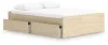 Ashley Furniture EB9632B15 Ashley Furniture EB9632B15 Onita - Queen Platform Bed With 2 Side Storage - Natural