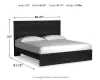 Ashley Furniture B2589B4 Ashley Furniture B2589B4 Belachime - King Panel Bed - Black