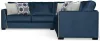 Jackson Furniture Industries 2223/63/59/73-68 Jetson - 3 Piece Sectional With Comfort Coil Seat Cushions And 6 Included Accent Pillows - Nile