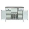 Liberty Furniture 186W-SR4836 Liberty Furniture 186W-SR4836 Carolina Crossing - Server - White / Antique Honey