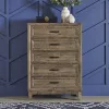 Liberty Furniture 384-BR-KPBDMCN Liberty Furniture 384-BR-KPBDMCN Ridgecrest - 5 Piece Bedroom Set (King Panel Bed, Dresser & Mirror, Chest, Nightstand) - Cobblestone