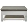 Riverside Furniture 37203 Riverside Furniture 37203 Cora - Small Cocktail Table - Cloud / Fog