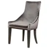 CoasterElevations 121714 Phelps - Velvet Upholstered Dining Side Chair (Set of 2) - Gray