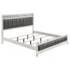 CoasterEveryday 205891KE Barzini - Wood Eastern King Panel Bed - White