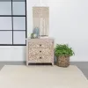 Coaster Fine Furniture 950390 Mariska - 3-Drawer Wood Mandala Cabinet - Distressed White