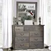 Furniture of America AM7973D Rockwall - Dresser - Weathered Gray