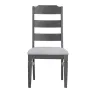 Intercon FR-CH-789C-PEW-RTA Foundry - Ladder Chair - Brushed Pewter