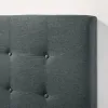 Intercon UB-BR-ADYKNG-GNM-C Intercon UB-BR-ADYKNG-GNM-C Addyson - Upholstered King Bed - Gunmetal