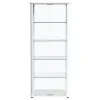 Coaster Fine Furniture 950399 Aero - 5-Shelf Display Curio Cabinet With LED Lighting - White
