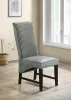 Coaster Fine Furniture 106389 Barrand - Upholstered Dining Side Chair (Set of 2) - Gray