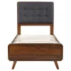 Coaster Fine Furniture 205131T Robyn - Wood Twin Platform Bed - Dark Walnut