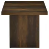 Coaster Fine Furniture 710887 Devar - Square Engineered Wood Side End Table - Dark Pine