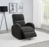 Coaster Fine Furniture 603293P Grant - Fabric Upholstered Power Recliner Chair - Charcoal Gray
