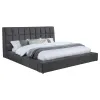 Coaster Fine Furniture 315948GRYQ Dreux - Upholstered Queen Panel Platform Bed - Gray