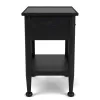 Riverside Furniture 61768 Riverside Furniture 61768 Calhoun - 1-Drawer Nightstand - Ebony Whiskey Oak