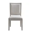Riverside Furniture 79258 Bennett - Upholstered Side Chair (Set of 2) - Frosted Gray