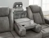 Ashley Furniture 2200415 Next-Gen Durapella - Power Reclining Sofa/Adj Headrest - Slate