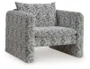Ashley Furniture A3000705 Kenbell - Accent Chair - Black / White