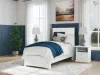 Ashley Furniture B139B41 Ashley Furniture B139B41 Bostwick Shoals - Twin Panel Bed With Framed Footboard - White
