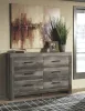 Ashley Furniture B440/31/36/72/97/92 Ashley Furniture B440/31/36/72/97/92 Wynnlow - 5 Pc. - Dresser, Mirror, King Panel Bed, Nightstand - Gray
