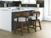 Ashley Furniture D594-224 Ralene - Upholstered Swivel Barstool (Set of 2) - Medium Brown