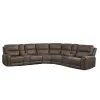 New Classic 28-U5853-7PS Gaia - 7 Piece P2 Power Sectional - Brown