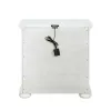 Samuel Lawrence Furniture S920-445 Savannah - 2-Drawer Nightstand with USB - White Finish - White