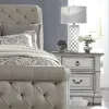 Liberty Furniture 520-BR61 Abbey Park - 2 Drawer Nightstand With Charging Station - Antique White