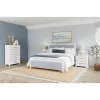 Riverside Furniture 30795-30796-30772 Riverside Furniture 30795-30796-30772 Rosalie - King Upholstered Bed - Blue / White