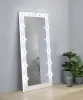 Coaster Fine Furniture 969558 Zayan - Floor LED Lighting White Gloss - Mirror