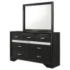 CoasterEveryday 206363M Miranda - 7-Drawer Dresser With Mirror - Black