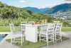 Intercon NS-BS-460C-BUF-K24 Nash - Outdoor Dining Barstool - Buff