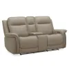 Liberty Furniture 7030CS-23P Cora - Loveseat With Console P3 & ZG - Aline Cashmere